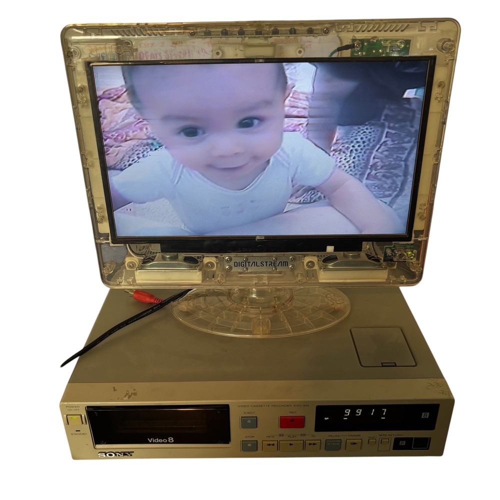 Sony EVO-511 Video 8 Cassette Recorder VCR Player 8mm Made in Japan Tested! - Picture 7 of 10